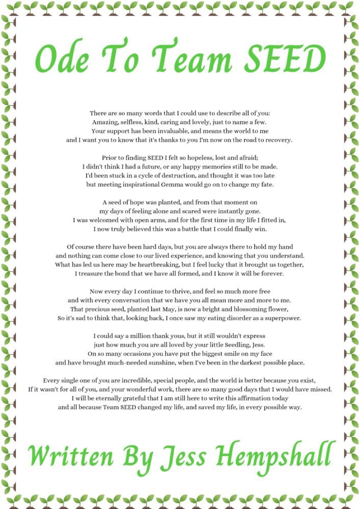 Ode to Team SEED